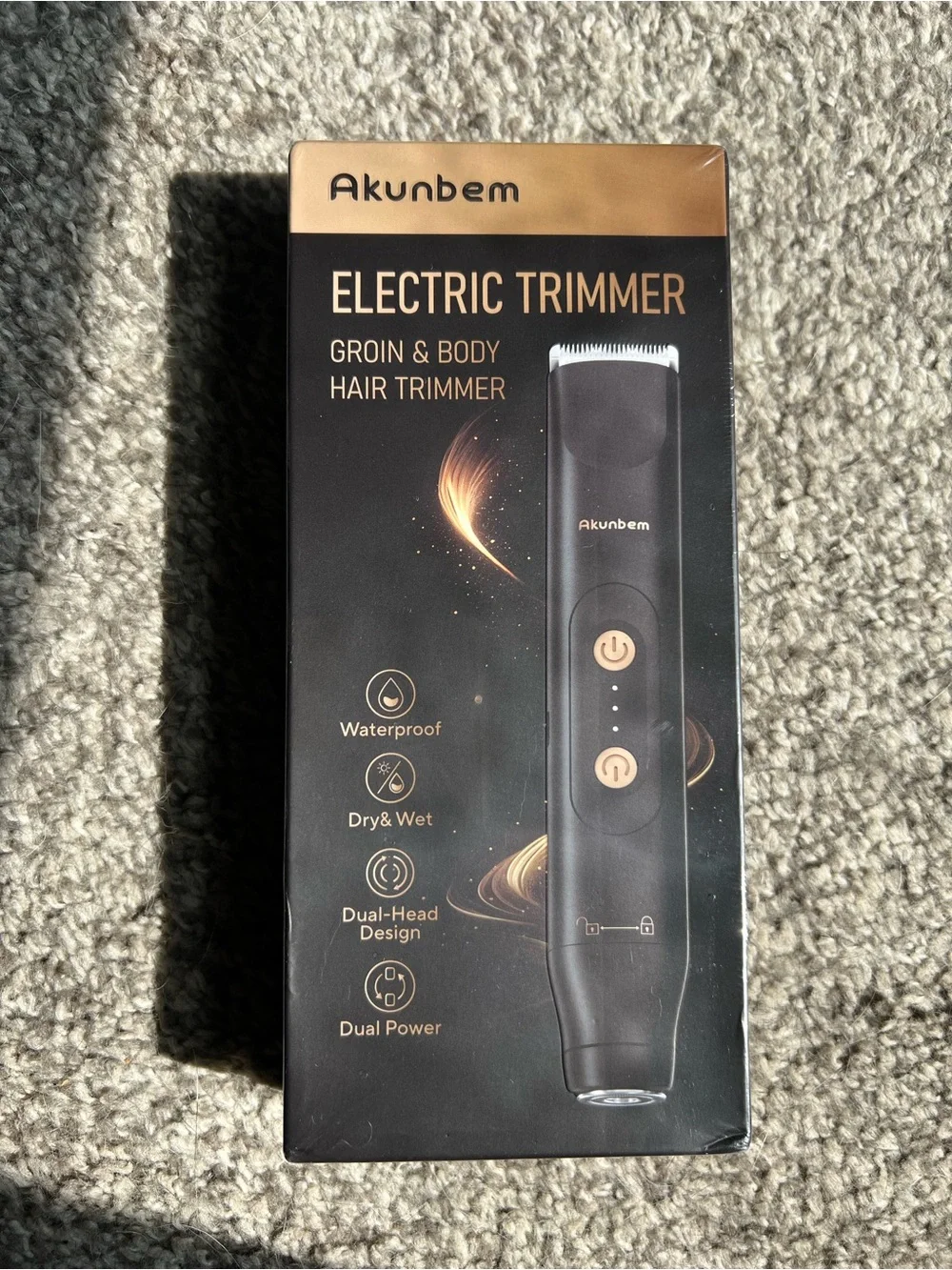 Electric Trimmer for Men Grooming - Black